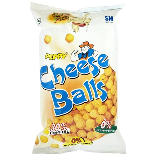 50x PEPPY Cheese Balls - Pack of 50 - 60g each