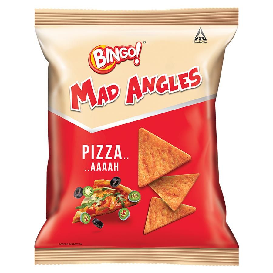 50x Bingo Mad Angles Chips Pizza - Aah, Pack of 50 - 66 g (each)