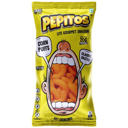 25x Pepitos Corn Puffs Classic Salted - Pack of 25 (140GM each)