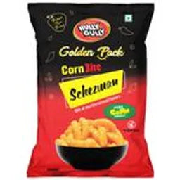 20x Hully Gully Corn Bite - Schezwan, Baked, Golden - Pack of 20 - 130G each