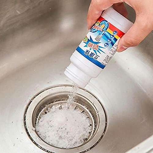 ARV Drain Cleaner Powder Removes Clogs, Blockages in Washbasin, Powerful Drain Blockage Cleaner Sink pipe Cleaner Powder Pack Of 2