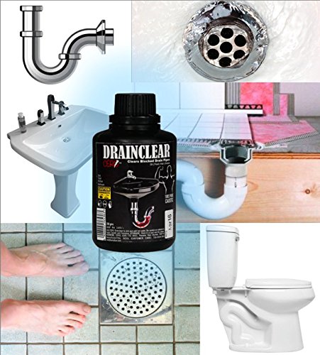 CERO ® DRAINCLEAR 1.45% WW (DRY POWDER) to Clear Clogged Drains, Sinks and Pipes (190 gm)