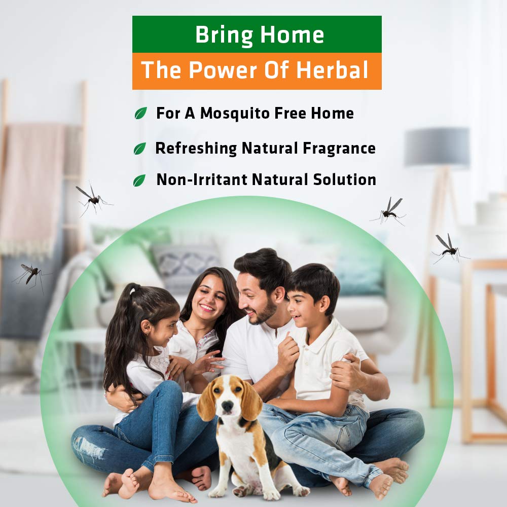 Herbal Strategi Mosquito Repellent Room Spray Refill - 500ml | Effective Against Mosquitoes Causing Dengue Zika Chikungunya | 100% Herbal and Chemical Free | Baby and Pet Safe | Ayush Certified
