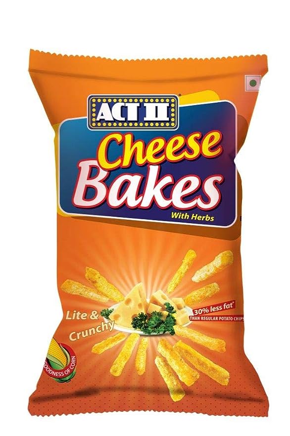 50x ACT II Cheese Bakes, Pack of 50 - 50g each
