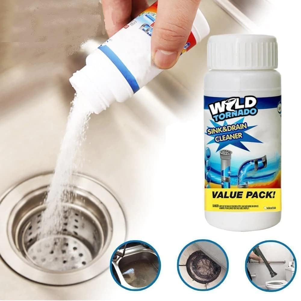 TALISH Powerful Sink & Drain Blockage Cleaner Powder Cleaning Tool,Drain Cleaner & Clog, Automatic Toilet Blockage Cleaner