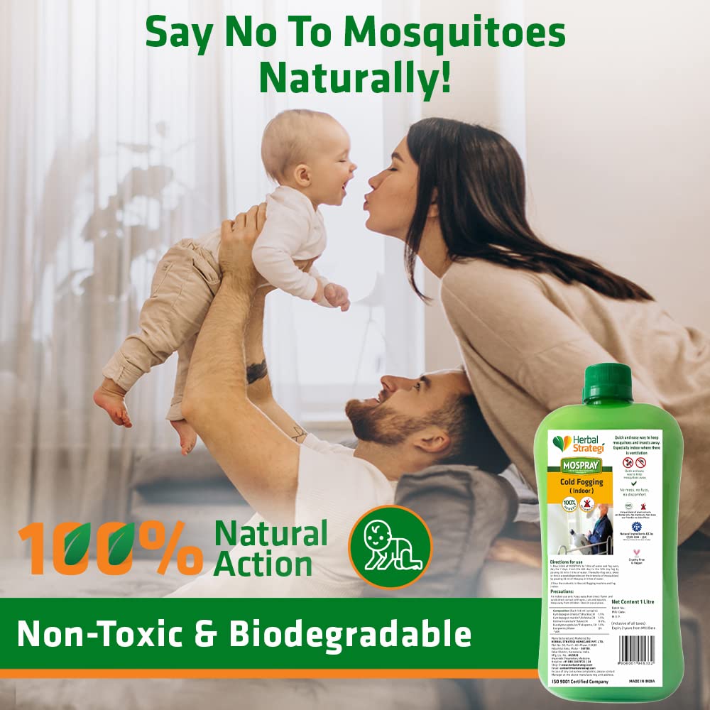 Herbal Strategi Mospray, Cold Fogging Solution, 1L
