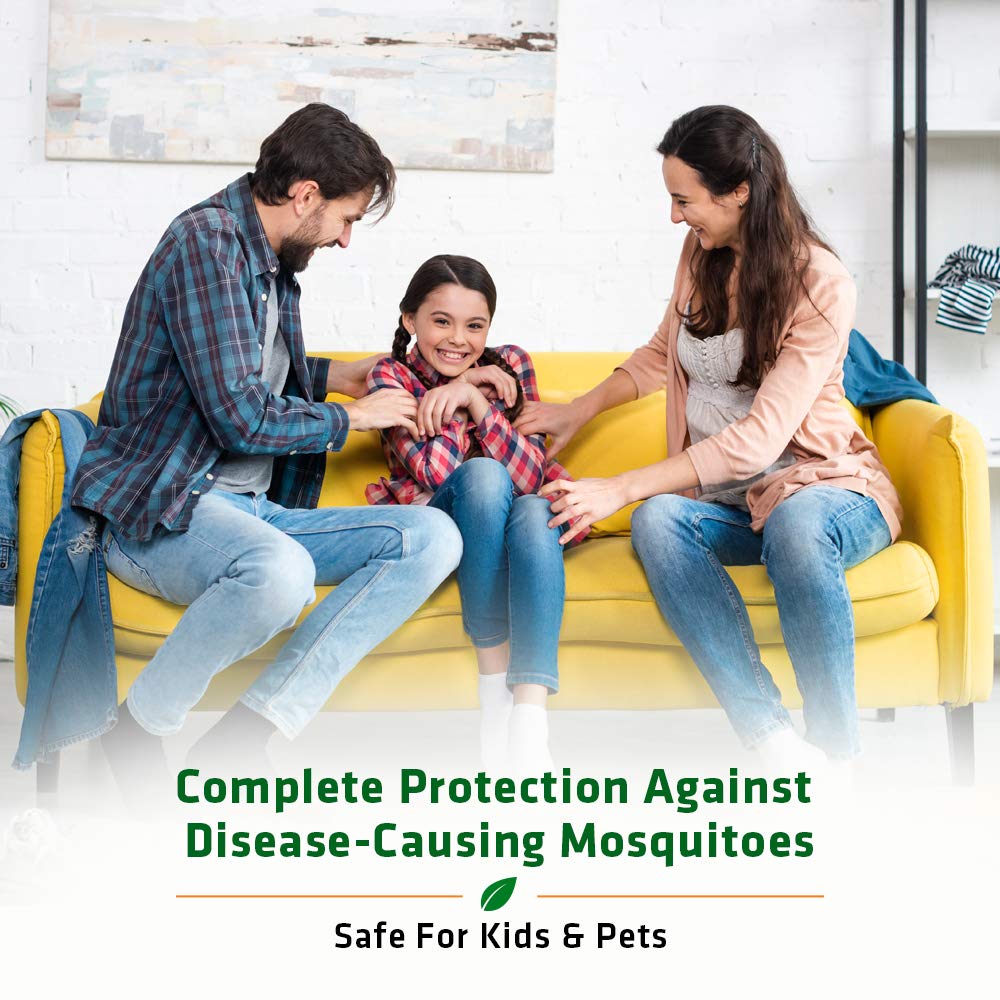 Herbal Strategi Mosquito Repellent Room Spray Refill - 500ml | Effective Against Mosquitoes Causing Dengue Zika Chikungunya | 100% Herbal and Chemical Free | Baby and Pet Safe | Ayush Certified