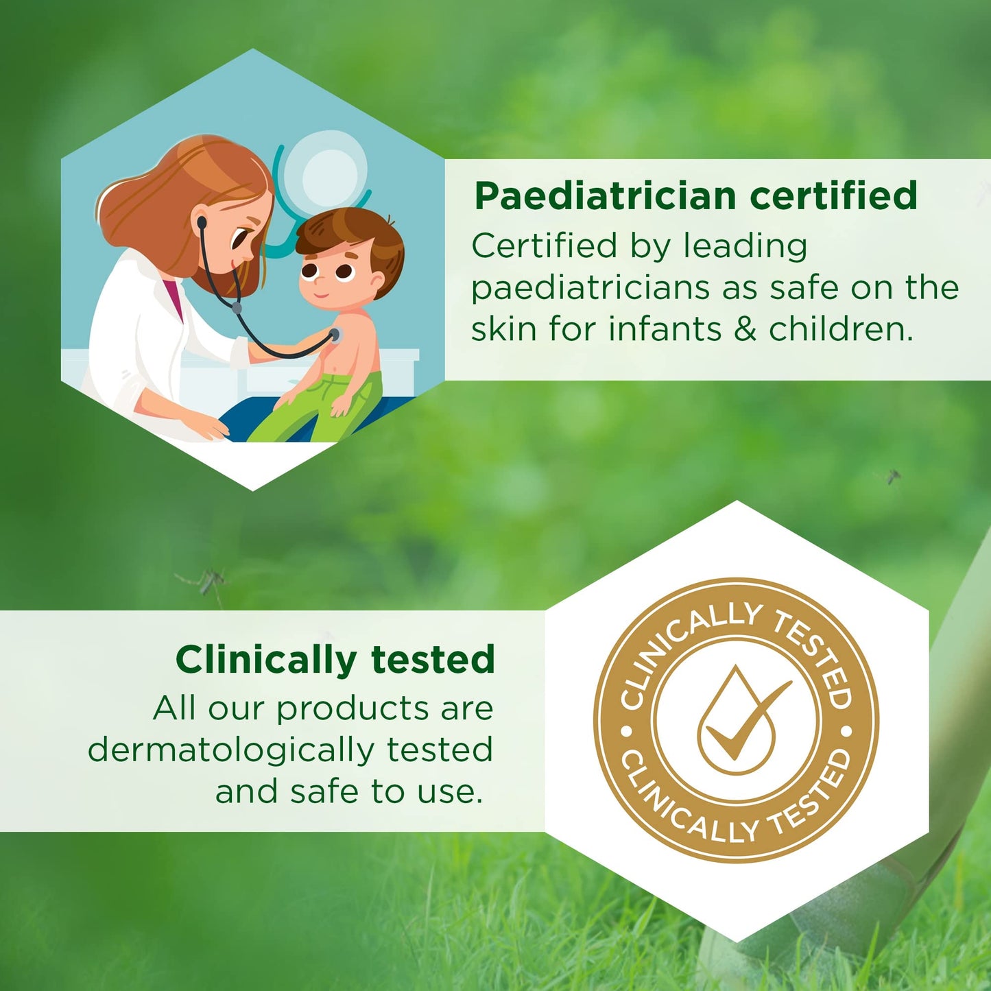 10x Odomos Naturals Non-Sticky Mosquito Repellent Cream - 100g each - Pack of 10