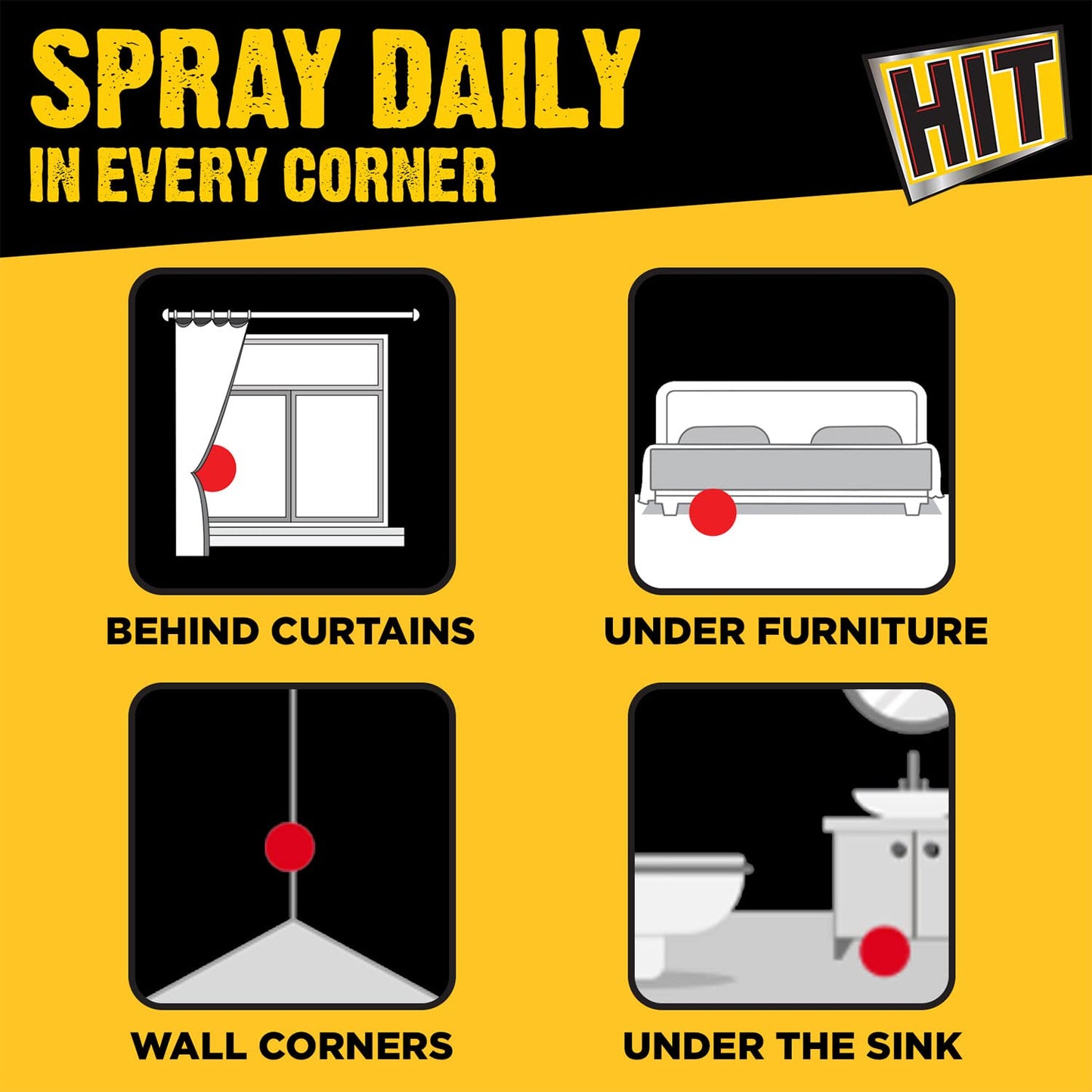 HIT Flying Insect Killer - Mosquito & Fly Killer Spray (400ml) | Lime Fragrance | Instant Kill | Protection from Dengue & Malaria (Pack of 2)