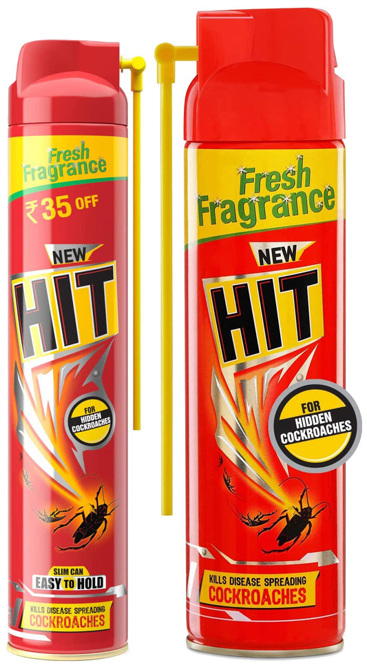 HIT Crawling Insect Killer – Cockroach Killer Spray (400ml)& HIT Flying Insect Killer - Mosquito & Fly Killer Spray & HIT Spray - Crawling Insect Killer (200ml)