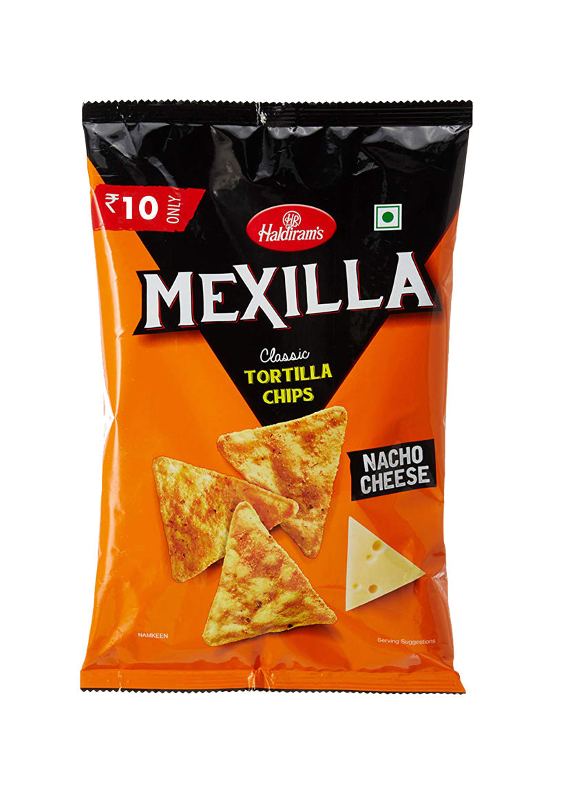 50x Haldiram Mexilla Classic Tortila Chips Nacho, Pack of 50 (42gm each)