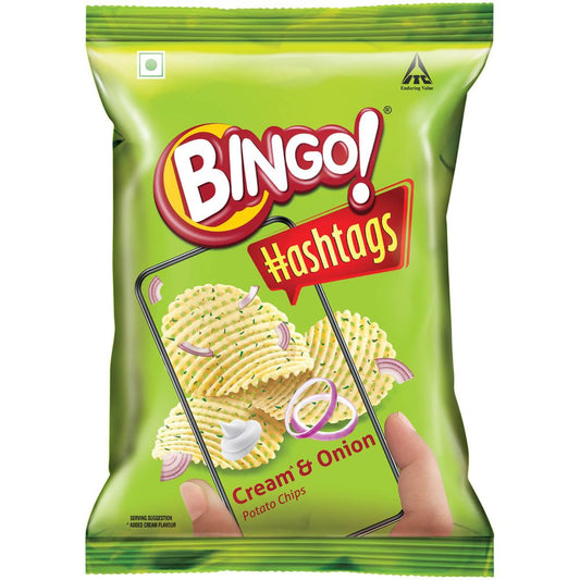 50x Bingo! Hashtags Cream & Onion, Pack of 50 - 58g (each)