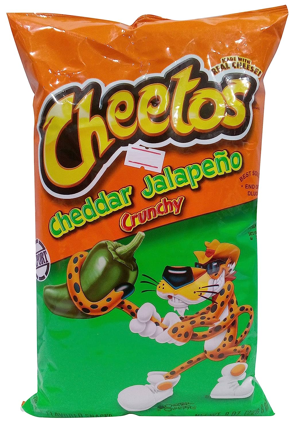 Cheetos Cheese Snacks - Cheddar Jalapeno, 226.8g Pouch