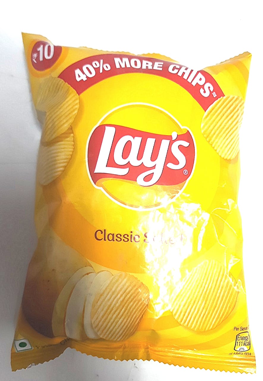 50x Lays Potato Chips - Simple Classic Salted, 30 g each (Pack of 50)