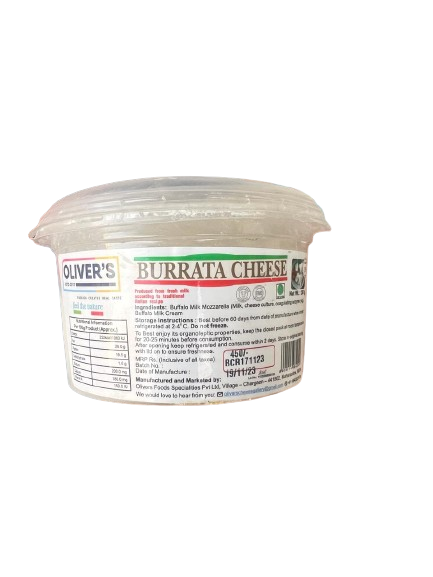 Oliver's Burrata Cheese - 450g