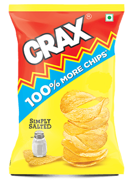 50x Crax Simply Salted - Pack of 50 - 20g